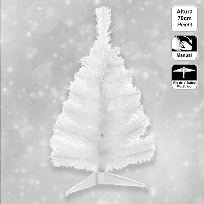 Elegante Arból de navidad Blanco 70 cm