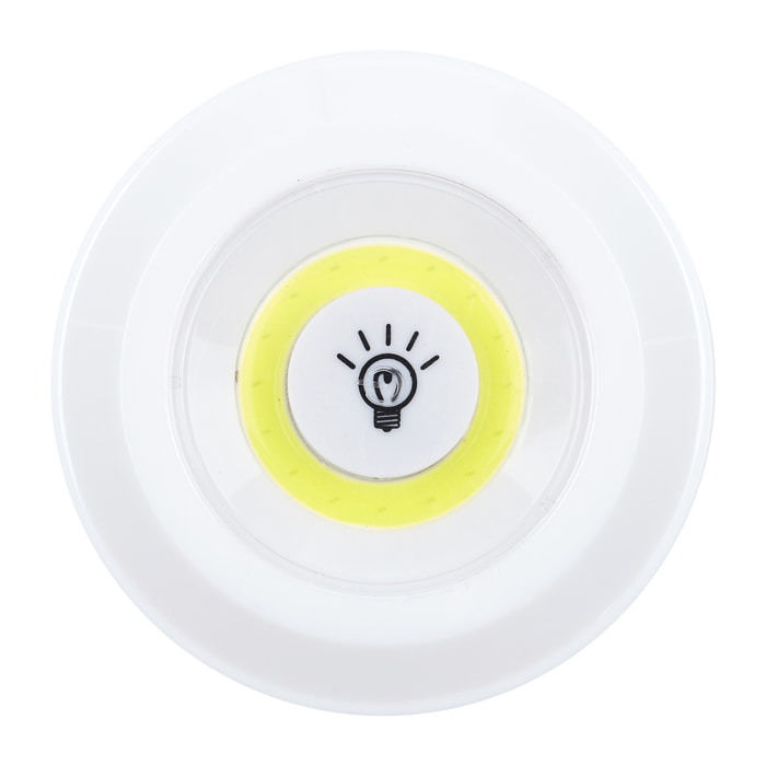 Lampe Led Cob A Pression X2 Avec Telecommande