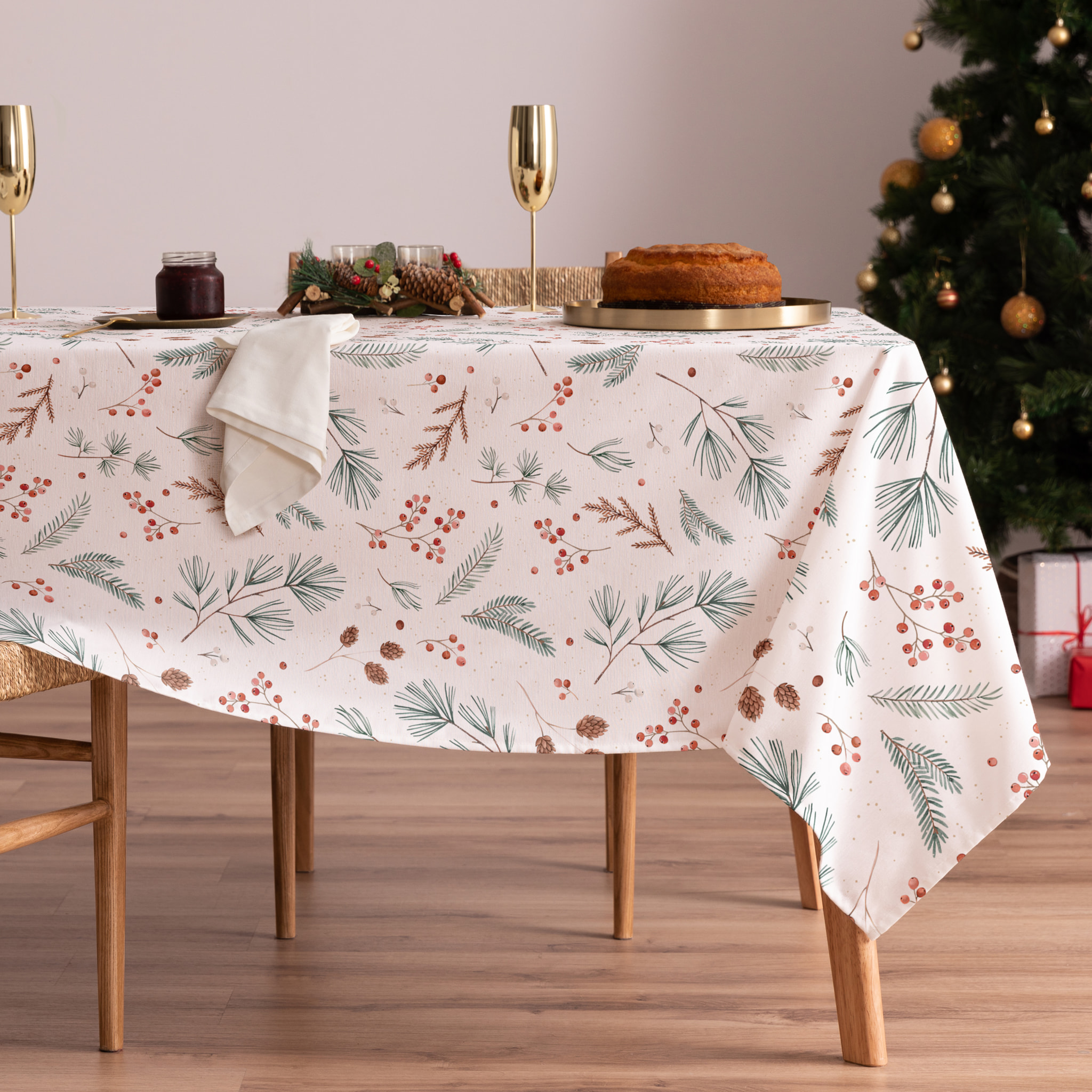 Mantel antimanchas BONTE WHITE