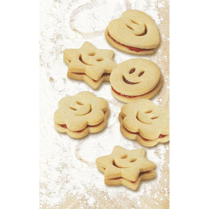 Lot de 2 emporte-pièces smiley forme aléatoire Zenker Emporte-pièces