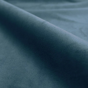 Pack 4 chaises en velours bleu et jaune - Vinni