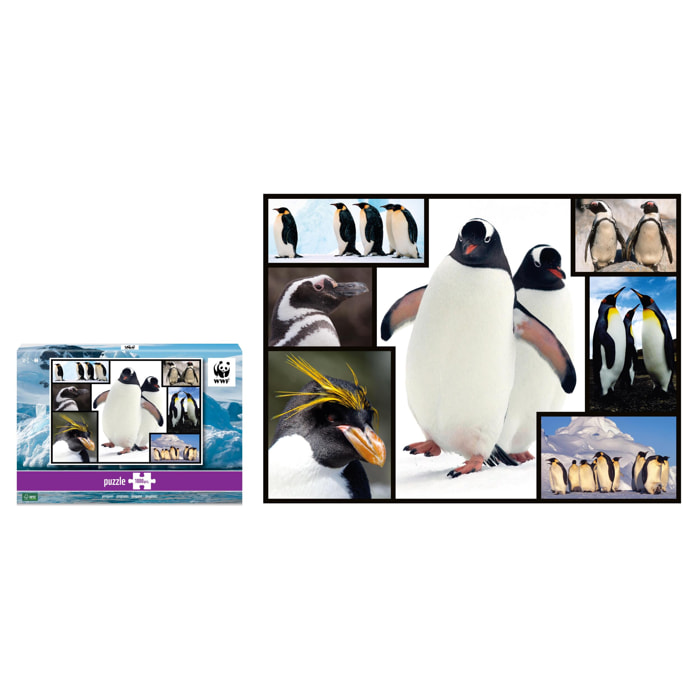WWF PUZLE - PINGUINOS 1000 PIEZAS