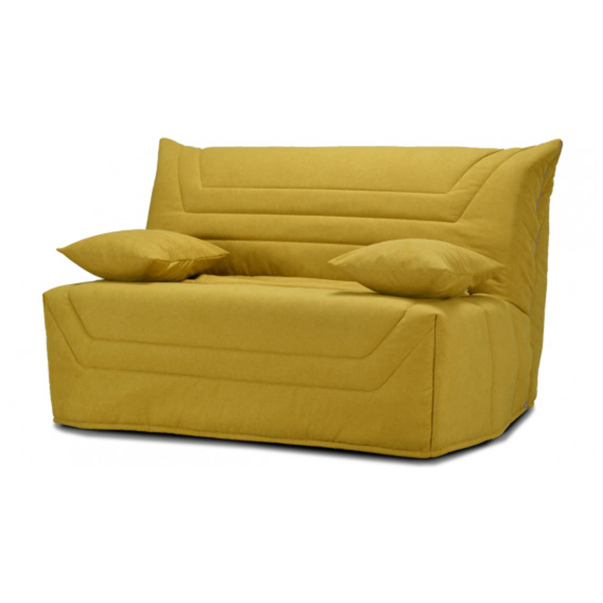 BZ banquette en tissu 140x190cm - CARAMEL