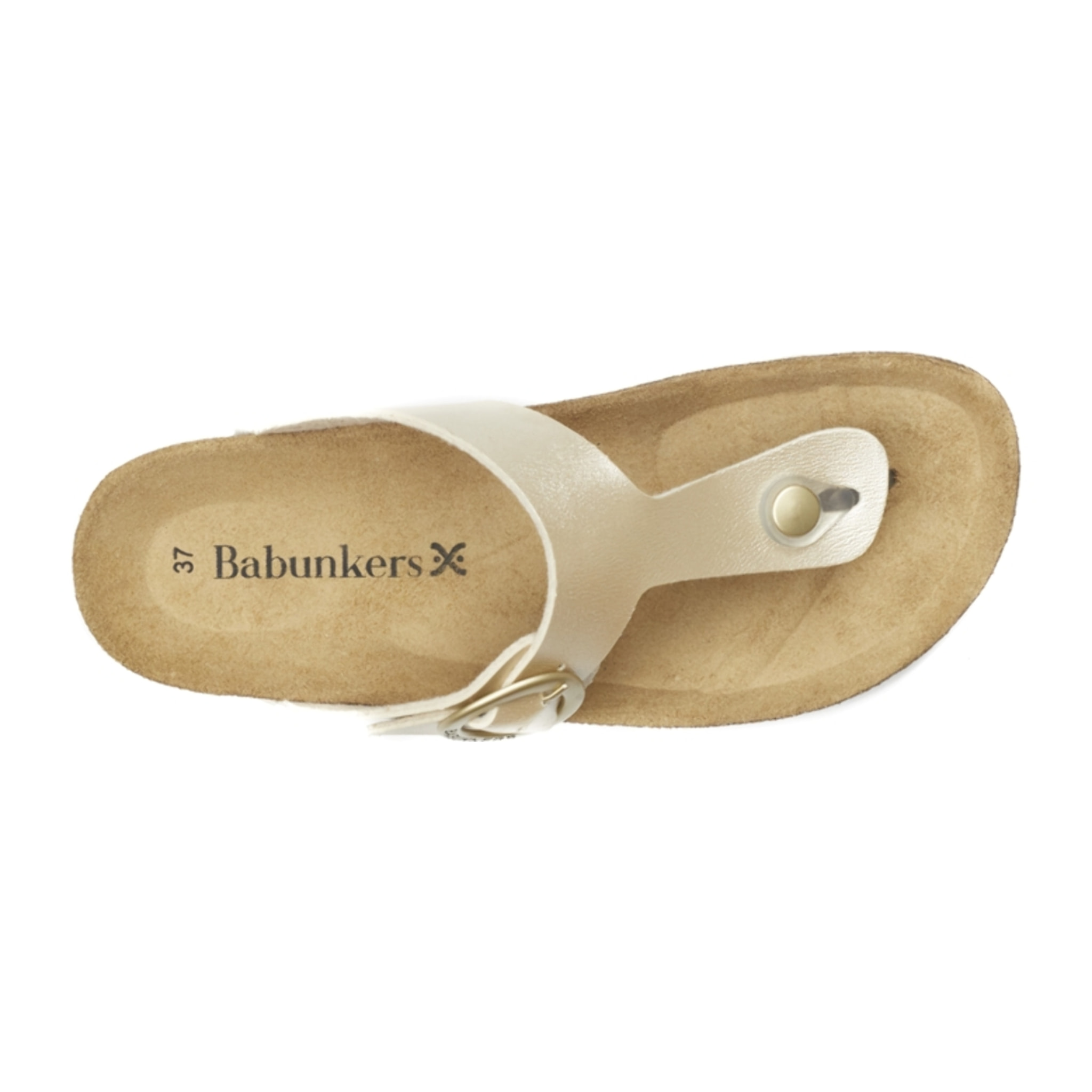 SANDALIA GRANADA BABUNKERS DORADO