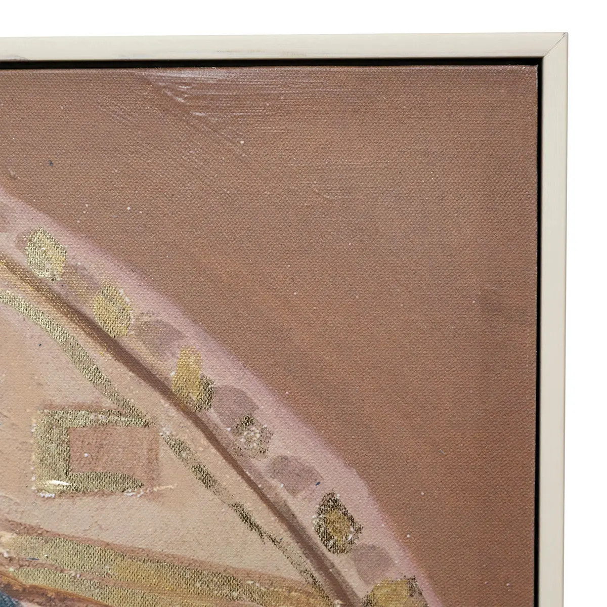 Toile peinte encadrée "Macarena" marron 122x92cm