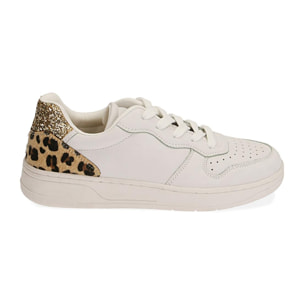 Sneakers bianco/oro