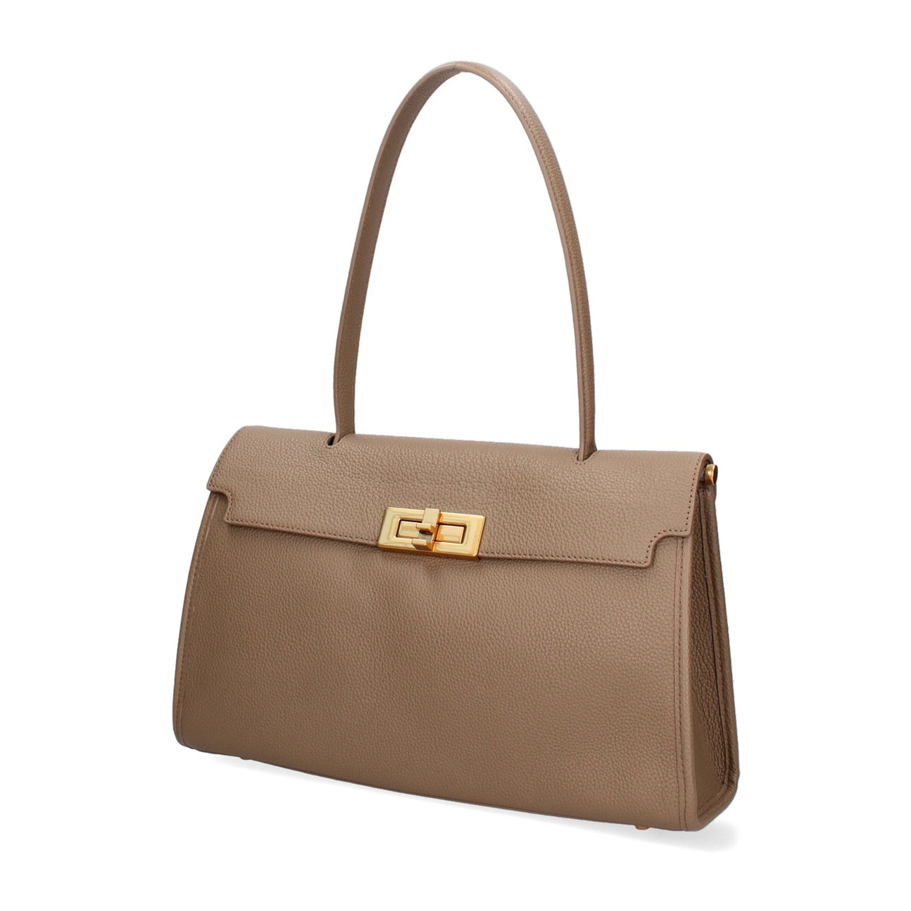 Borsa a mano da donna Made in Italy - Modello Fiorenza Lux - 100% pelle - 33.0 x 20.0 x 9.0 cm