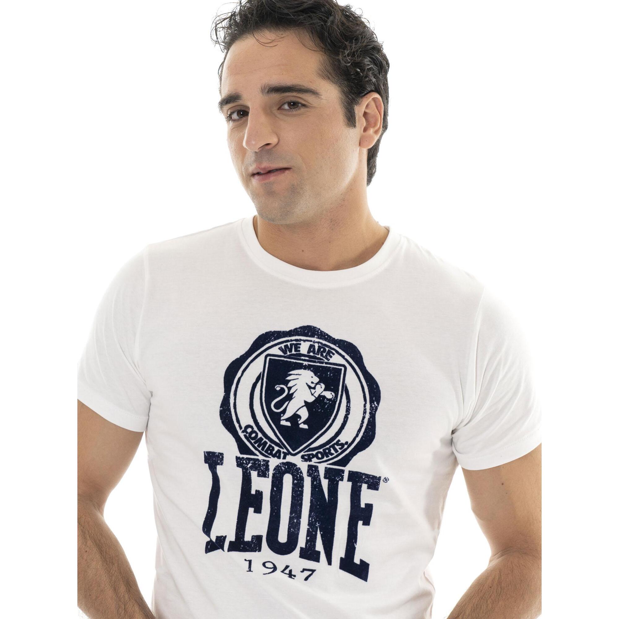 T-shirt da uomo a maniche in denim "Indaco"