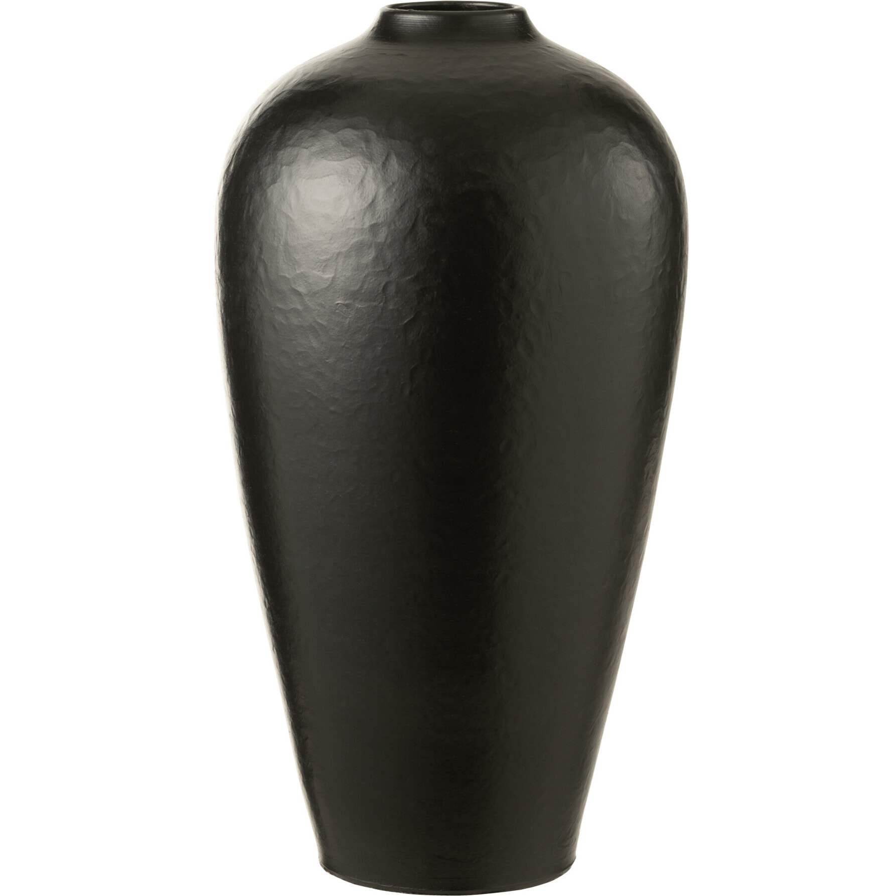 J-Line vase - céramique - noir - large - 50 cm de hauteur