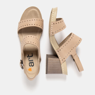 Sandalias con tacón 1864 ROMA CREAM/ I WISH color Cream