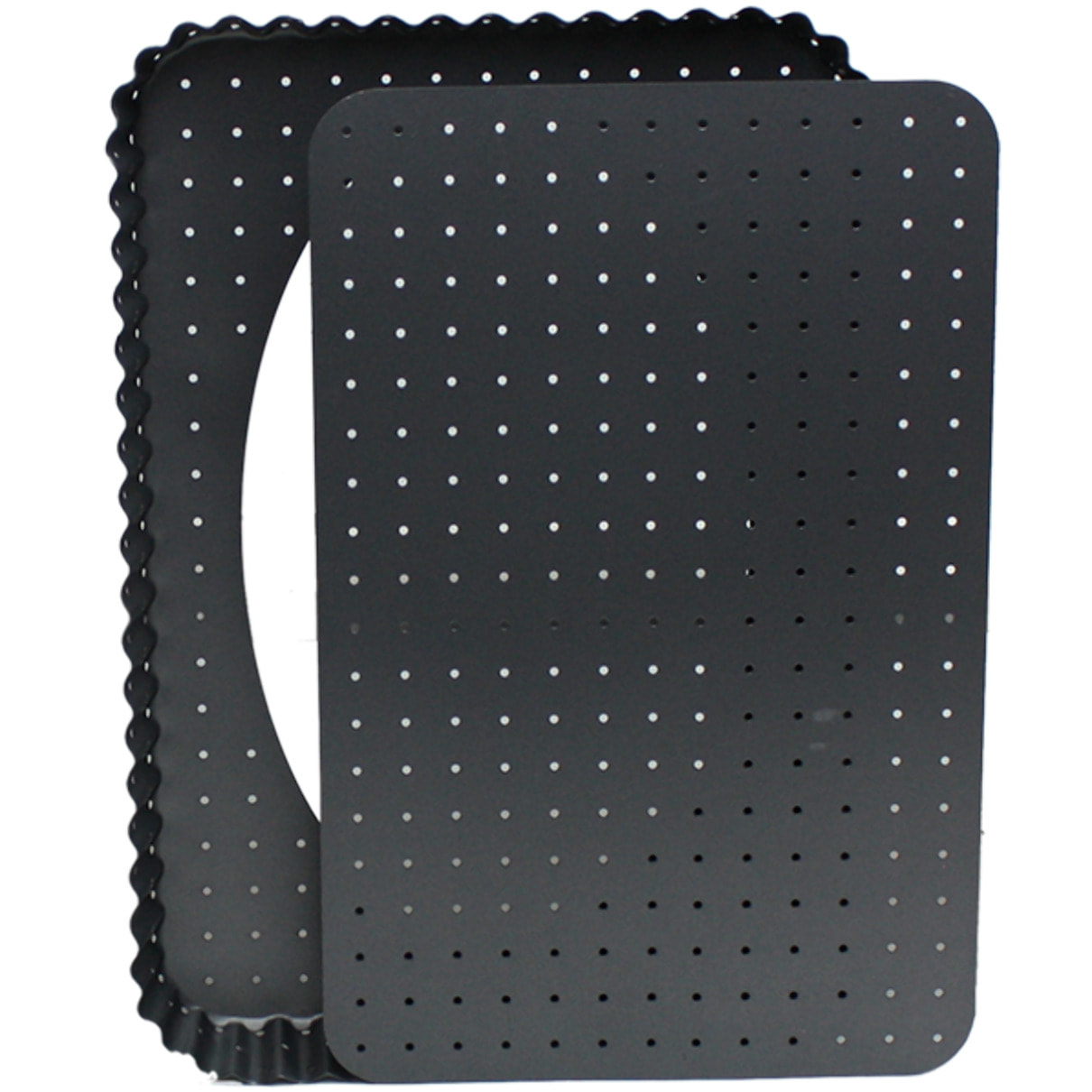 Moule à tarte rectangulaire micro perforé