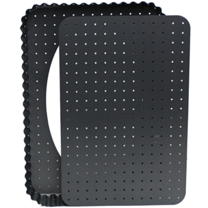 Moule à tarte rectangulaire micro perforé