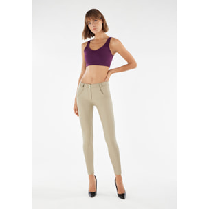 Pantaloni push up WR.UP® superskinny similpelle ecologica