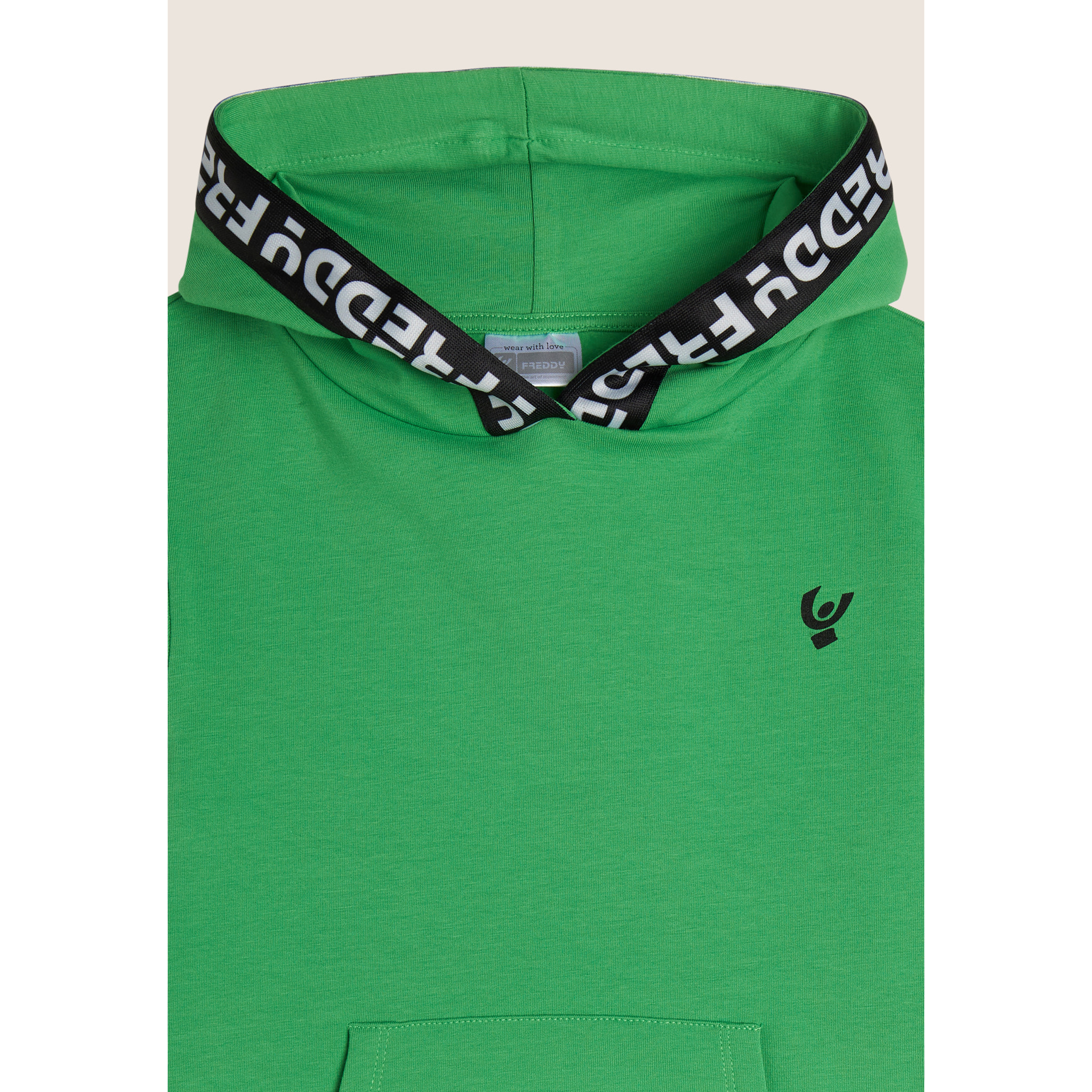 Tuta Bambina con Cappuccio e bande jacquard FREDDY