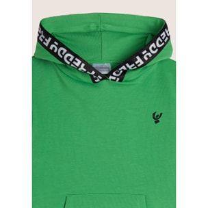 Tuta Bambina con Cappuccio e bande jacquard FREDDY