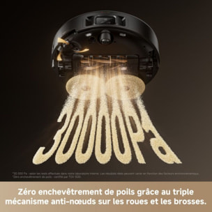 Robot Aspirateur Laveur MOVA Mobius 60 avec serpillères auto-interchangeables