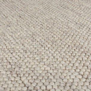 Tapis laine bouclée de couloir MINERALS Beige