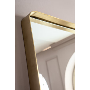 Miroir Curve laiton Kare Design