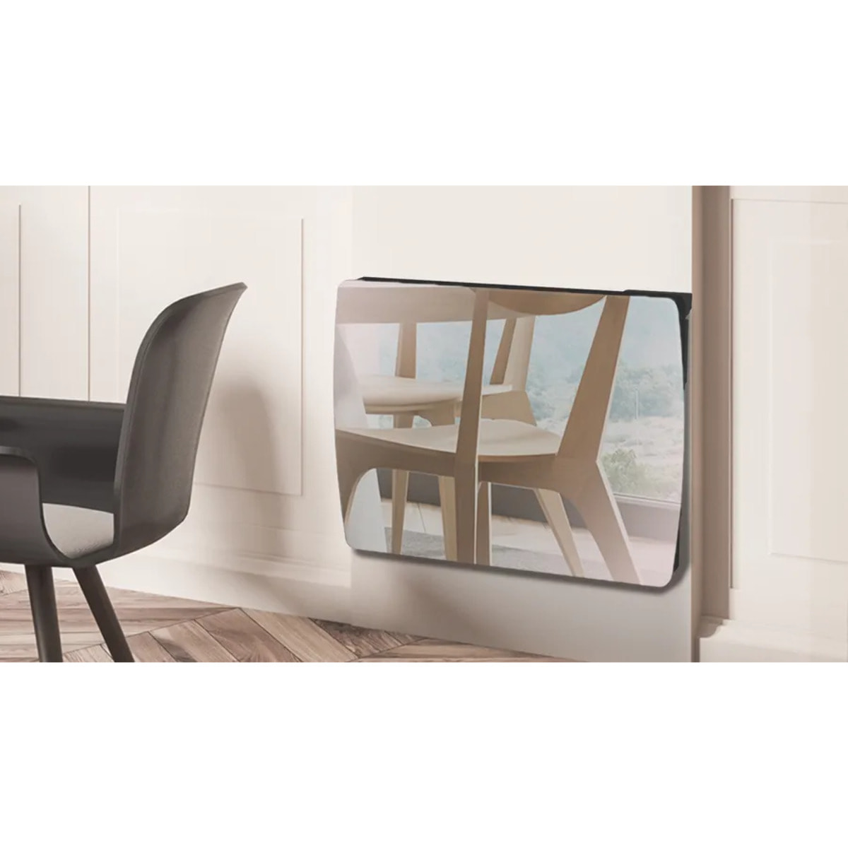 Radiateur Électrique LCD Céramique Miroir 1000W