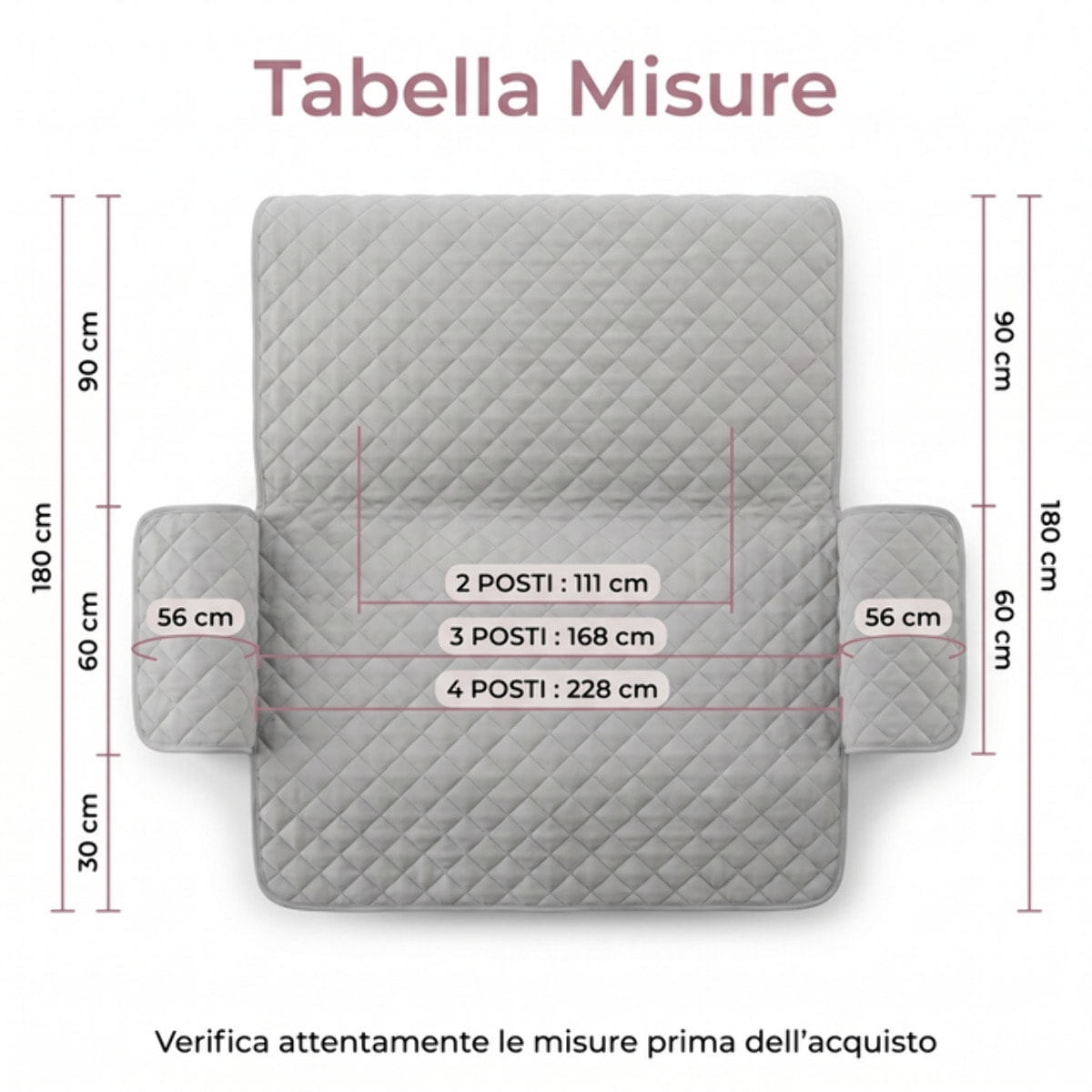 Copridivano impermeabile antimacchia reversibile con elastico, telo protettivo resistente a liquidi e sporco, ideale per animali domestici, vestibilità stabile e adattabile, facile da lavare, soluzione pratica e durevole per la casa