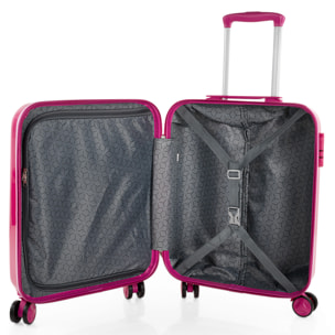 Maleta Pc Pequeña Itaca Stickers Fucsia