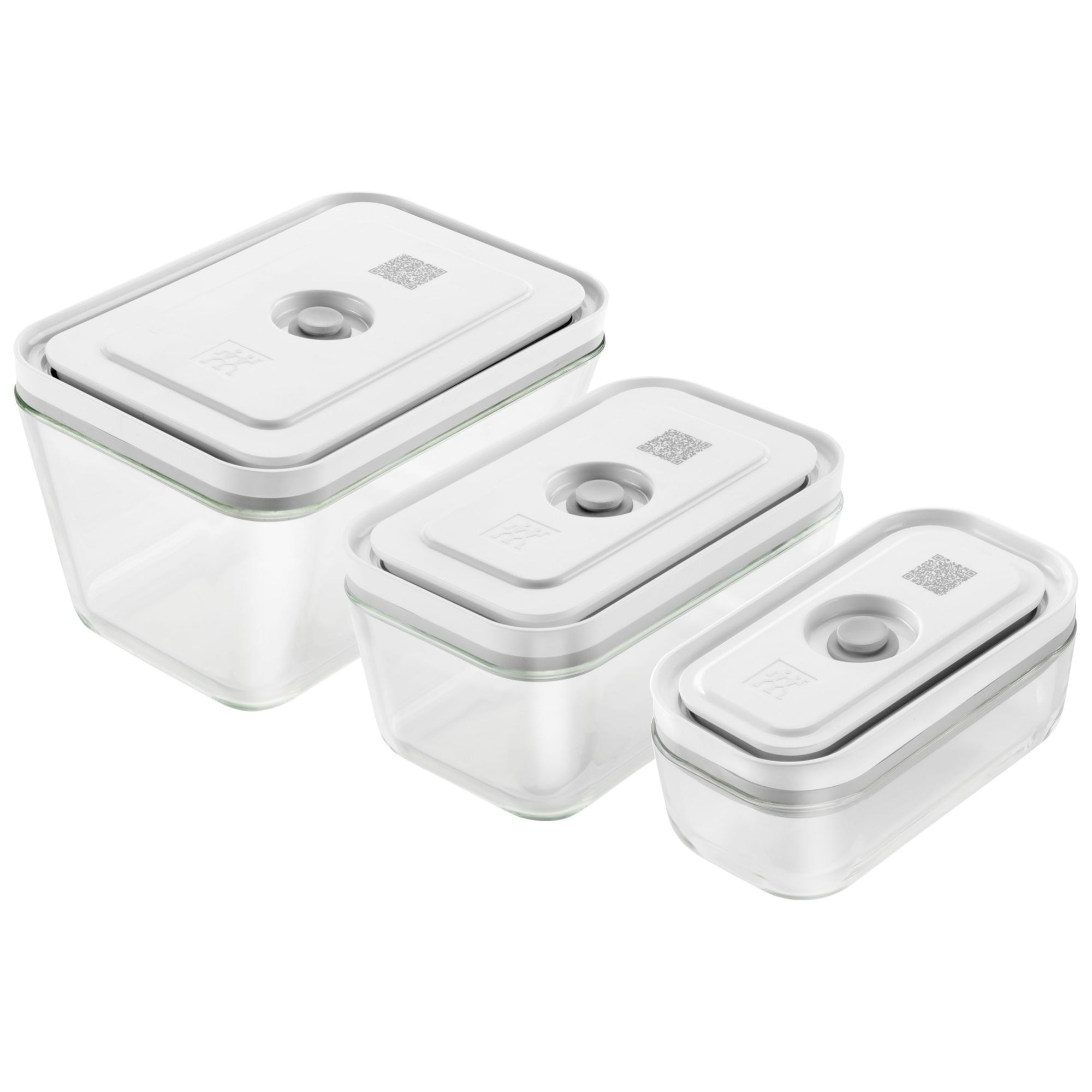 Set de 3 boîtes sous vide - verre - rectangulaire ZWILLING® FRESH & SAVE