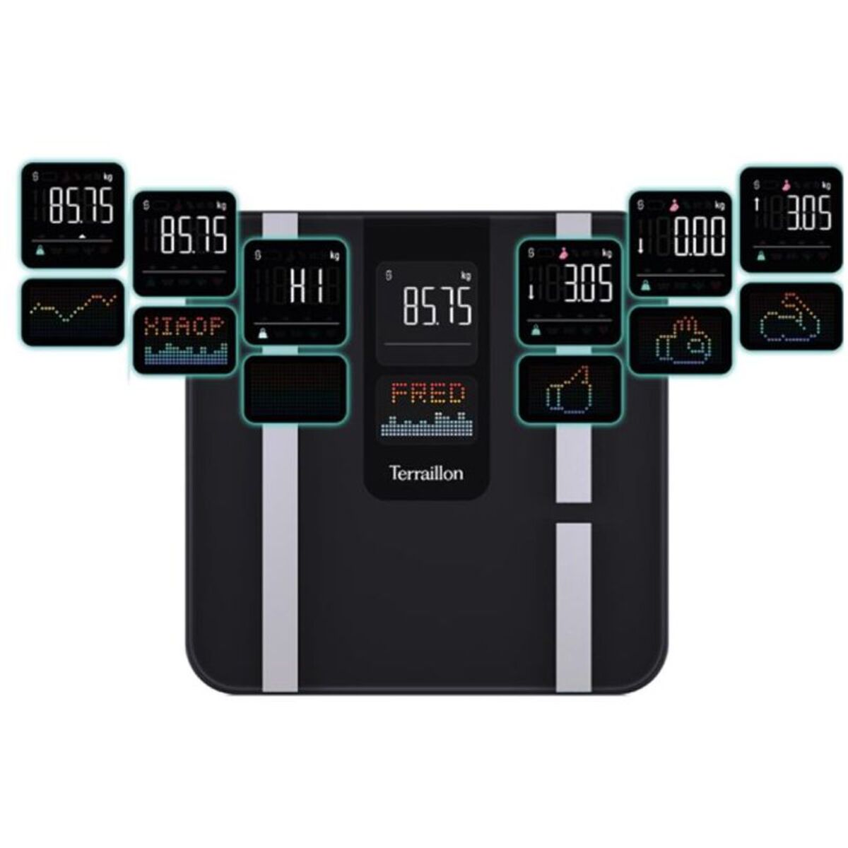 Pèse personne impédancemètre TERRAILLON Body Color Connect