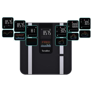 Pèse personne impédancemètre TERRAILLON Body Color Connect