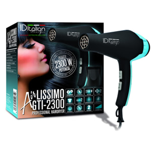 Sèche-cheveux gti 2300 airlissimo bleu azur2300w