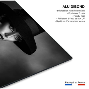 Tableau noir et blanc L'élégance Tableau alu Dibond