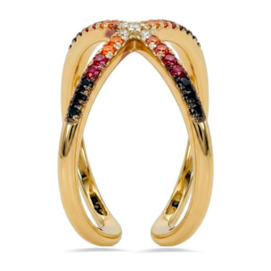Anillo Zadra acabado oro amarillo 18k