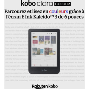 Liseuse eBook KOBO Clara Colour Noire