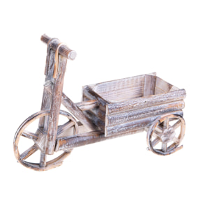 Bicicletta Contenitore. Dimensioni 35X14 Cm - Pezzi 1 - 35X26X14cm - Colore: Marrone - Bianchi Dino - Cesteria