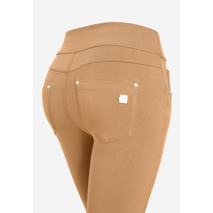 Pantaloni N.O.W.® skinny vita media risvoltabile in jersey