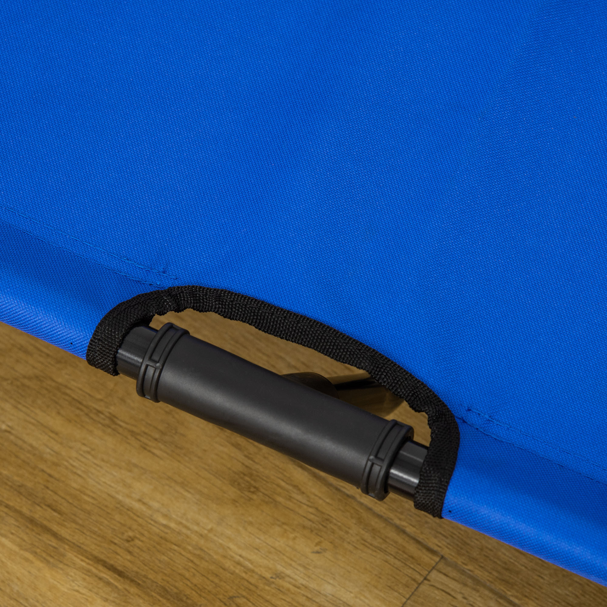 Cama Elevada para Perros, Refrescante y Transpirable, Cama para Perros Grandes, 92x76x18 cm, Tela Oxford, Marco de Metal, para Interior, Exterior, Azul