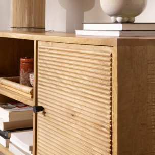 Meuble tv Boreal -bois massif de manguier-couleur bahamas naturelles 150 x 61 x 40 cm