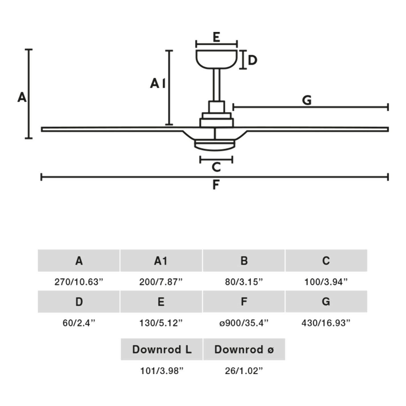 HEYWOOD S LED Ventilatore bianco/legno DC