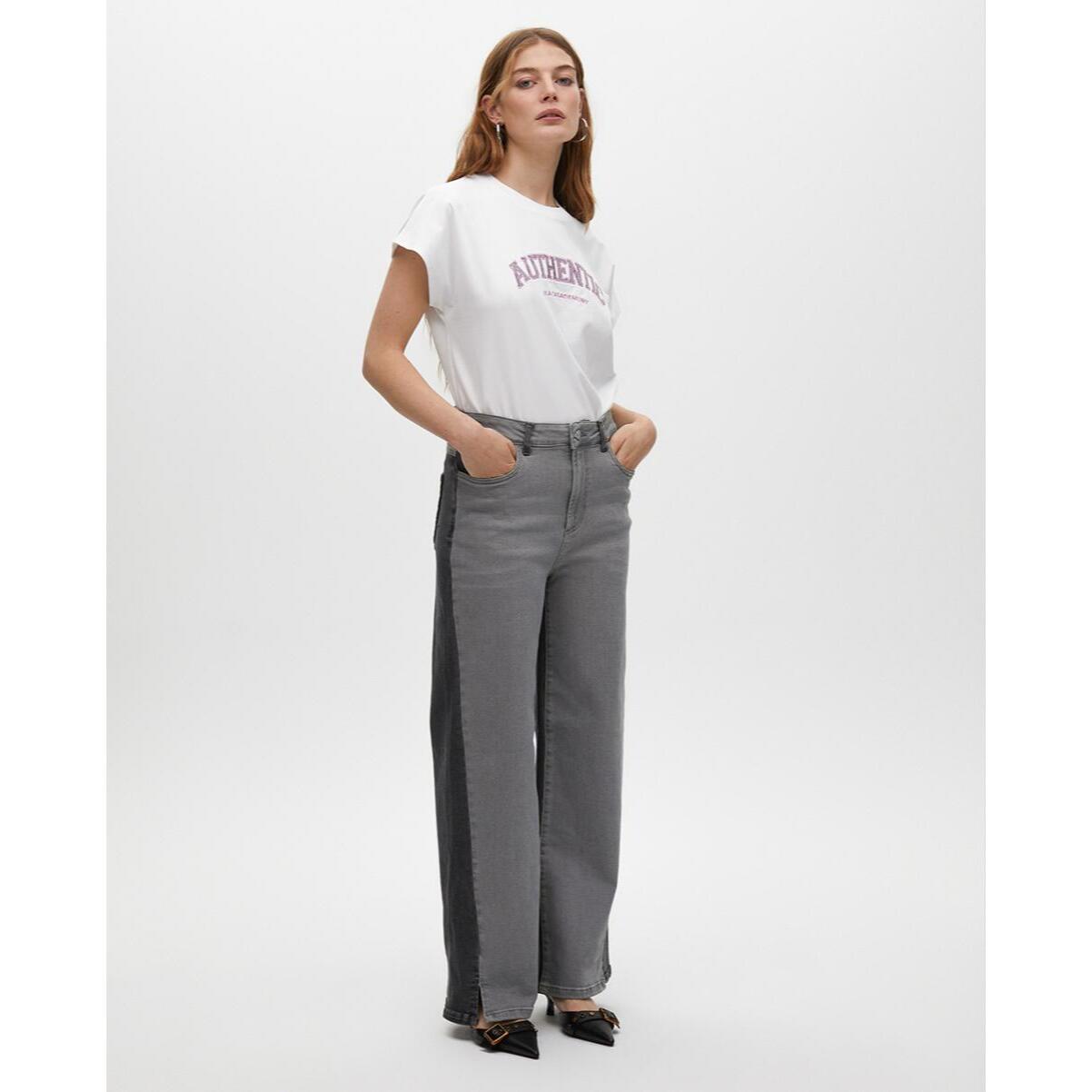 T-shirt stampa posizionale senza maniche