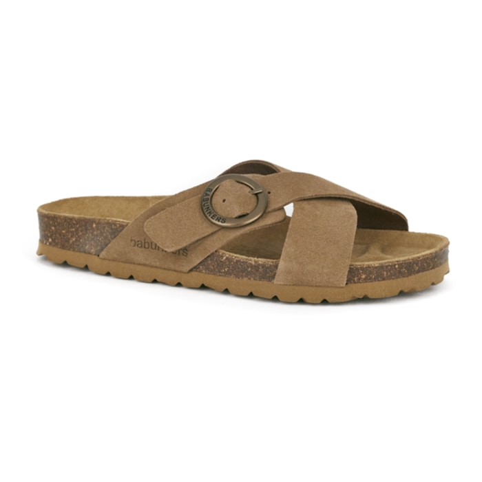 SANDALIA JÁVEA BABUNKERS MARRON