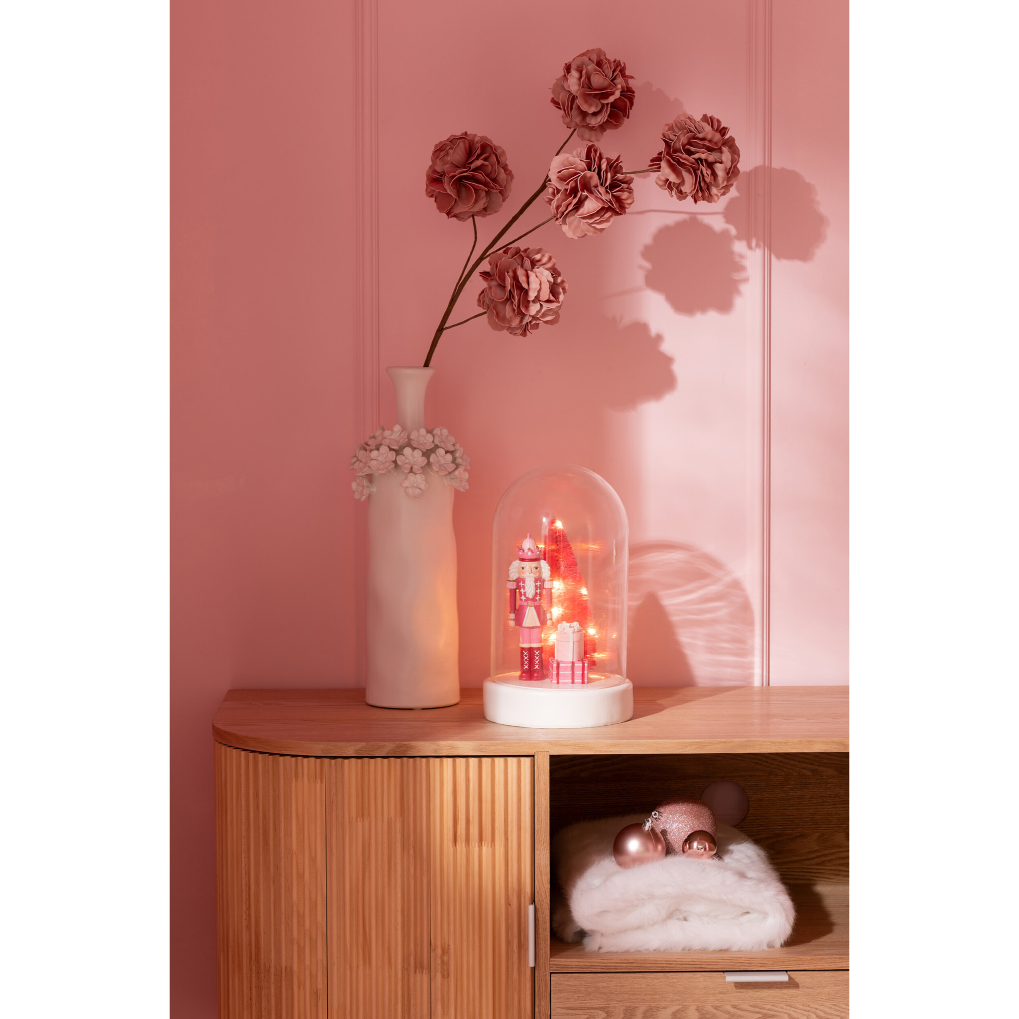 J-Line vase Yuca Fleur - céramique - blanc - large