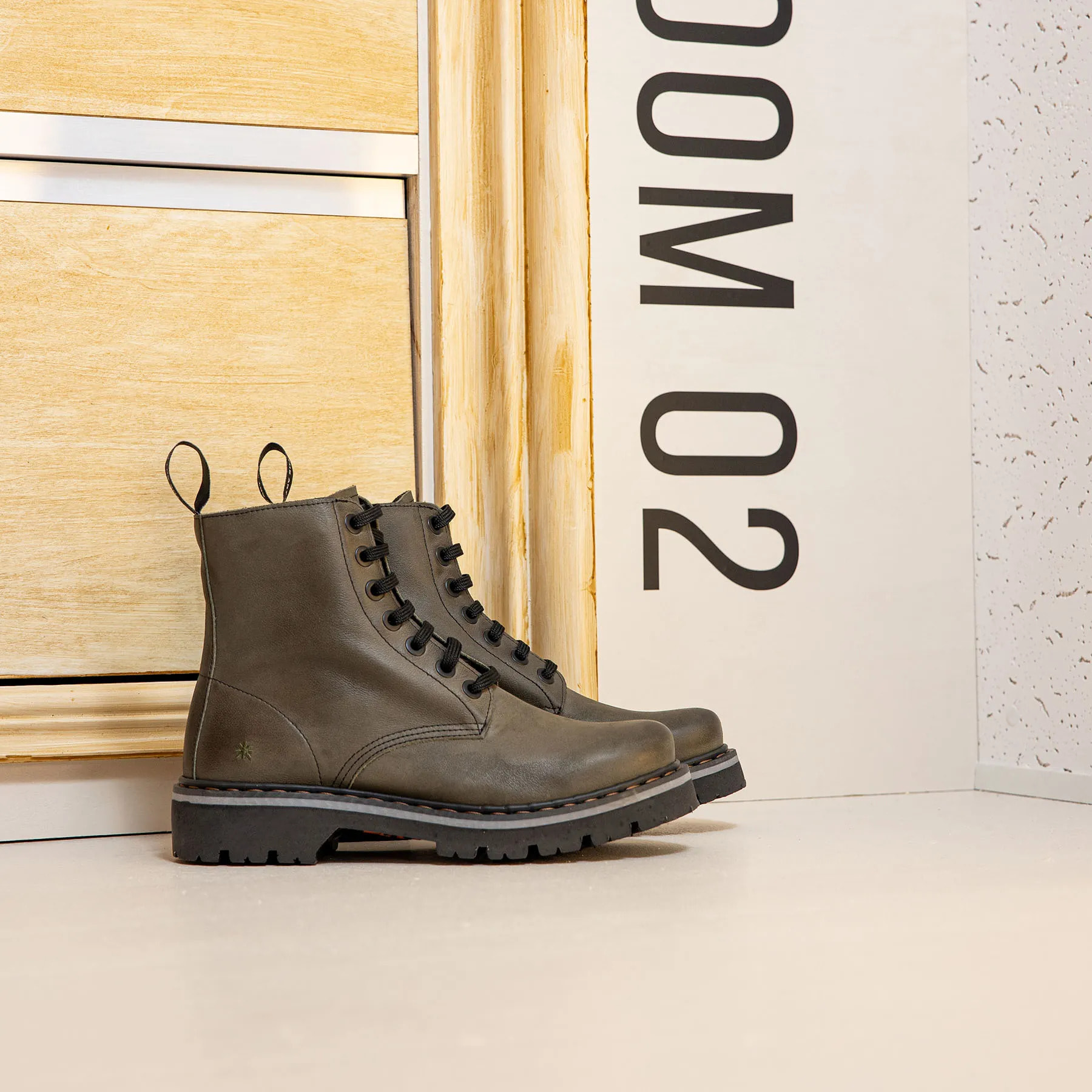 Botines 1166 ROMA KAKI / MARINA color Kaki