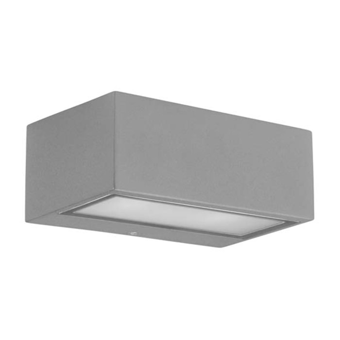 LEDS·C4 Aplique Ip66 Nemesis Aluminium 90*220Mm E27 15W Gris