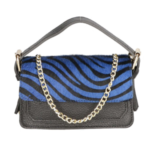 Borsa a mano da donna - Modello Aleide - Vera pelle - 18.0 x 11.0 x 6.5 cm