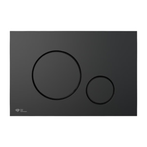 Pack WC bâti ECO 2L Swiss Aqua Technologies + WC suspendu Swiss Aqua Technologies + plaque noir mat (STESTFUWT02-FR)