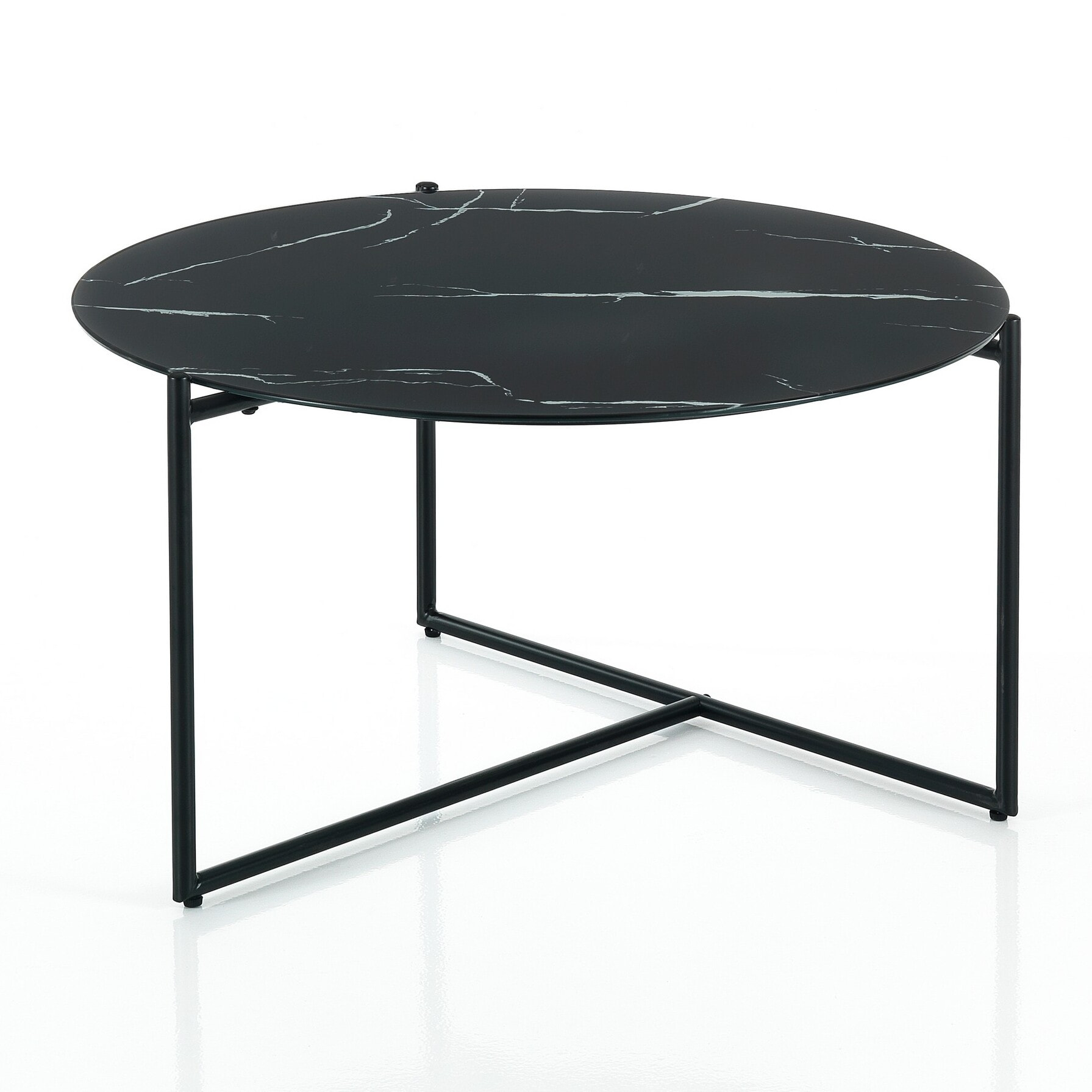 Tomasucci Table basse RONDE BRILL Noir