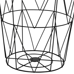 Table d’appoint "Kumi" noir 40x37x37cm