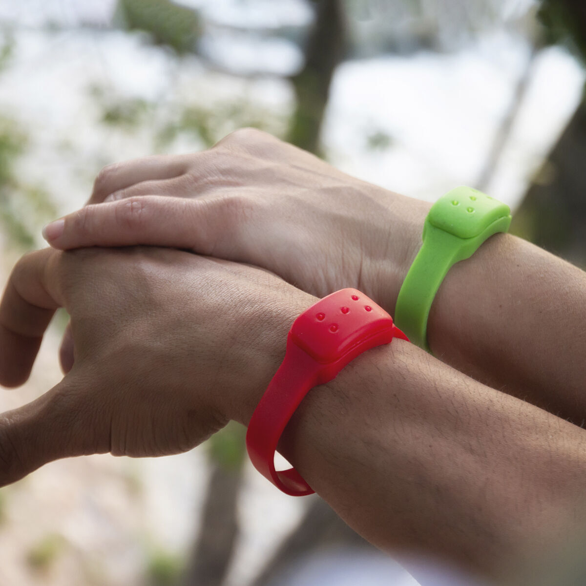 Pulsera Antimosquitos de Citronela InnovaGoods - Rojo