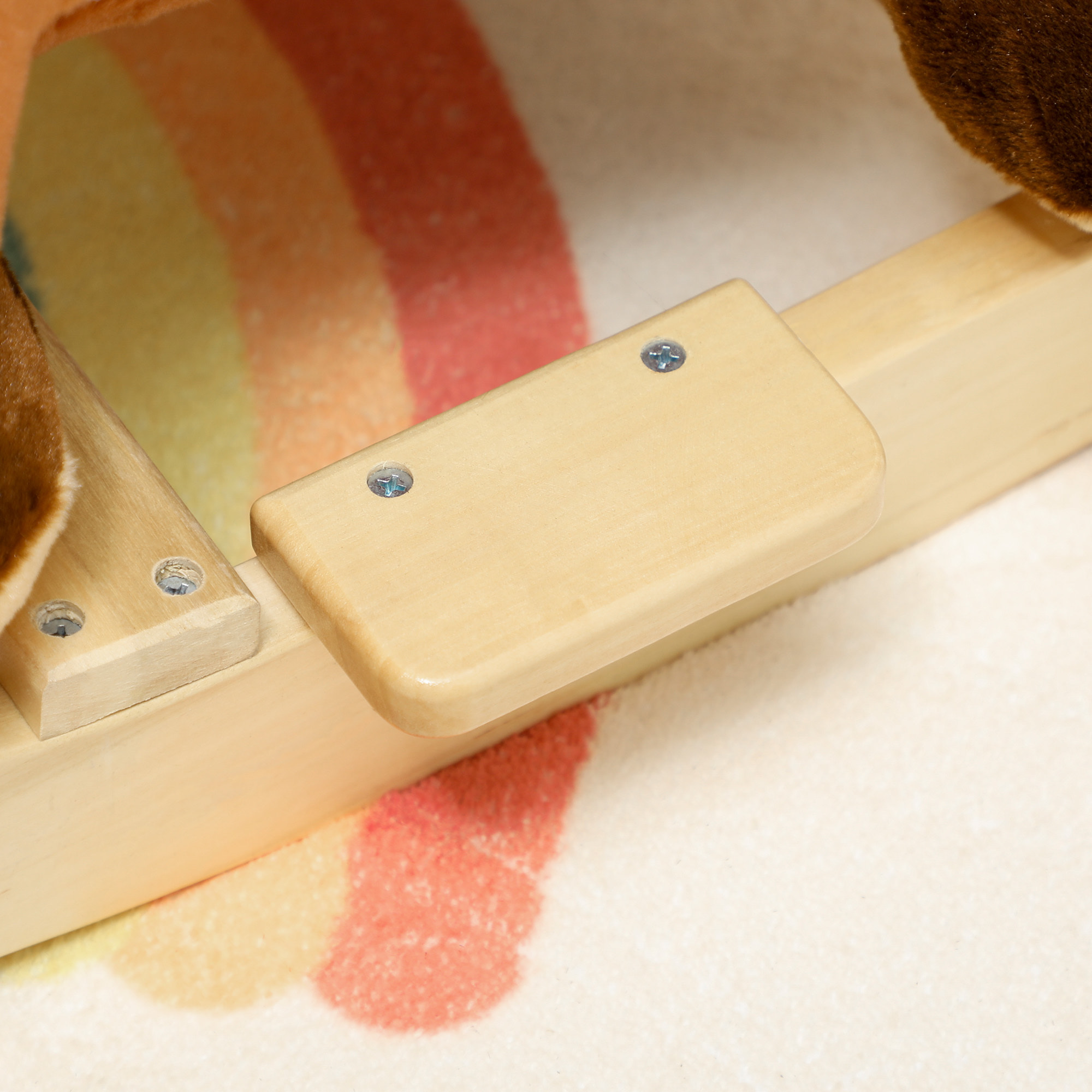 Cheval à bascule enfant jouet à bascule renne siège ceinture réglable effets sonores