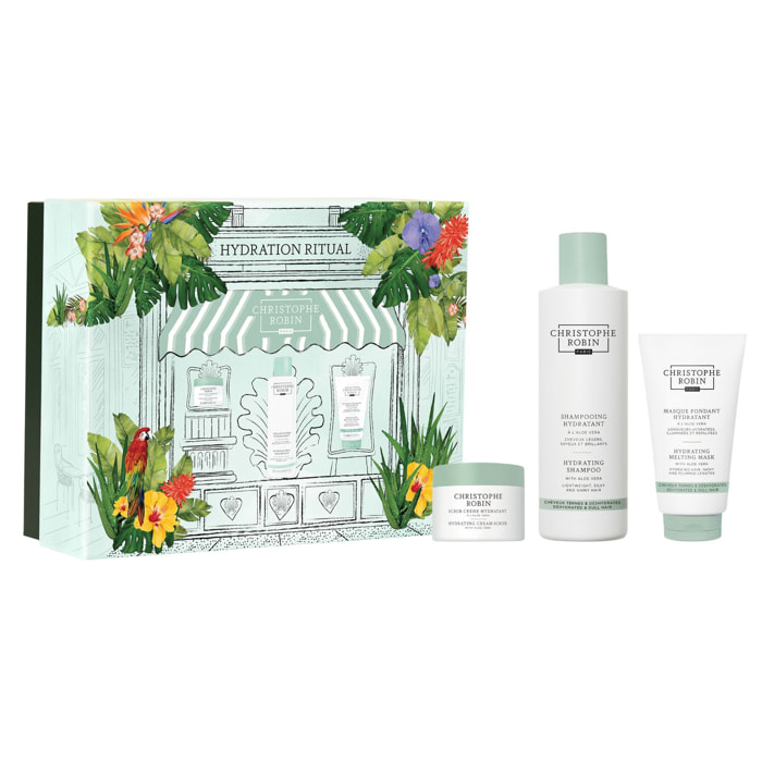 Le rituel Hydratant - Coffret Shampooing Hydratant à l’aloe Vera + 2 Produits
