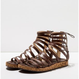 Sandalias S3211 RESTORED SKIN BROWN / TARDANA color Brown